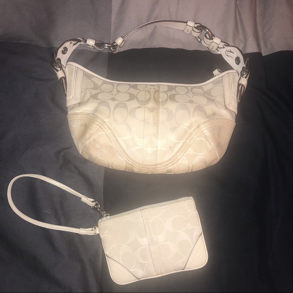 Coach Small Hobo and Matching Wristlet